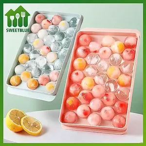 SWEET 3D Tròn Đá Khay Có Nắp Nhựa Kim Cương Phong Cách Đá Khuôn Tủ Lạnh Hình Cầu DIY Khuôn Làm Đá Bóng Dụng Cụ Nhà Bếp n