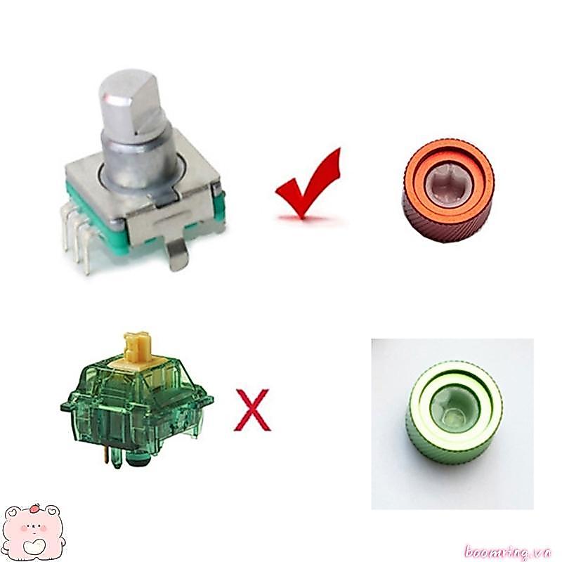 Boom Nâng cấp Bàn phím Núm kim loại Bàn phím chơi game cơ học Nâng cấp Phụ kiện