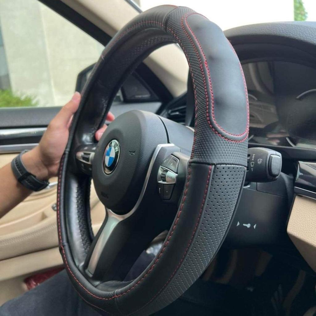[DA XỊN] Vô Lăng Da Cừu thật 100% dày dặn 4 lớp da size 38 cho xe 4-5-7-16 chỗ Phụ Kiện