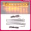 JASMINE 2 Chiếc Đa Năng Mềm Hổ Phách 9 SMD12V LED Gương Chiếu Hậu Ô Tô Đèn Báo JASMINE