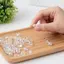 KUZHEN DIY Trang Sức Hạt Kích Thước Hỗn Hợp Pha Lê Ánh Sáng Đá Quý Bộ Lấp Lánh Thủ Công Tiếp Liệu Cho Vòng Tay Nelace Làm HOT