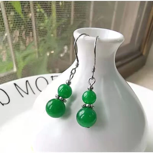 Bông tai xanh cổ điển mới, Phong cách sang trọng nhỏ thời trang