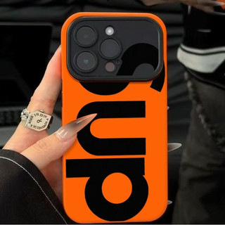 SUP Tiếng Anh Đơn Giản Thích Hợp Cho iPhone 17 Pro Ốp Lưng Chống Sốc XS Max 15 Pro Max 17 Pro 11 Pro XR 12 14 16 ProMax 7 Plus 13 Ốp Điện Thoại Silicon Mềm Mờ