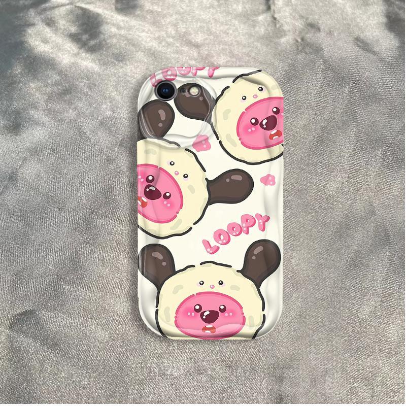 Thích hợp cho iPhone 6 6S 6 Plus 6S Plus 7 8 Plus SE 2020 3D TPU mềm Lotso Bear Loopy Vỏ điện thoại chống sốc