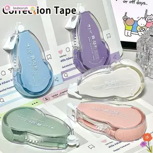 BEABOUT 5 Cái / bộ Băng Trắng, Băng Chỉnh Màu Giấy Chống Rơi, Con Lăn Hiệu Chỉnh Dung Tích Lớn Văn Phòng Trường Học