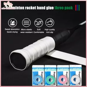 THÊM Quần vợt Raet, Cần câu, Dây chống trượt và thấm mồ hôi, Tay cầm cầm cầm, Keo dán tay cầu lông bằng da BSS