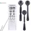 BeautifulHomeA 1 Miếng Dán Mắt Chuyên Nghiệp Mờ Trong Suốt / Cầm Tay Công Cụ Quang Học Mắt Occcluder Blo Tấm Kiểm Tra Thị Lực Kiểm Tra Thị Lực VN