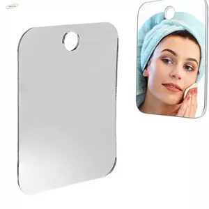 Gương phản quang Acrylic ZENZON, Gương du lịch phòng tắm độ phân giải cao dễ dàng treo, Gương đa năng có hút tường Gương cạo râu chống rơi tại nhà
