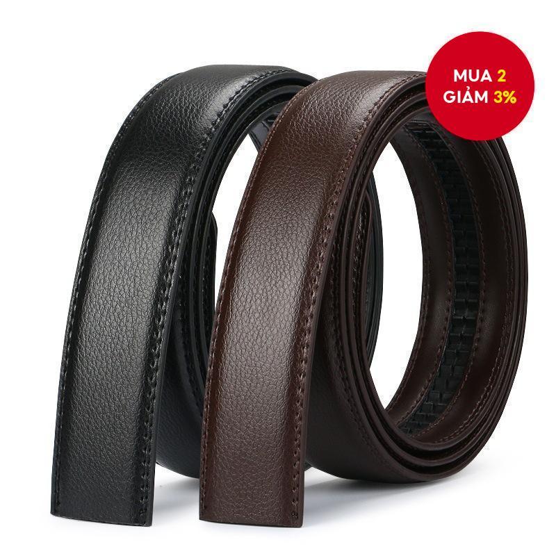Thắt lưng nam da bò chính hãng Plus Size – Dây đeo thắt lưng bằng da 3,5Cm Thời trang công sở 105-170Cm (Không bao gồm khóa thắt lưng