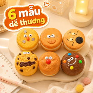Đồ chơi squishy – Mềm mịn, chậm nổi, bóp cực đã – 6 mẫu dễ thương (giao ngẫu nhiên 1 mẫu)–Hình bánh socola – Giảm stress