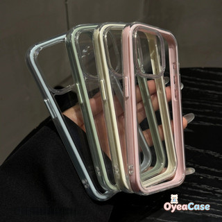 Dopamine Tương Phản Màu Sắc Biên Giới Trong Suốt Slim Dành Cho Samsung Galaxy S26 FE S25 Edge S24 S23 S22 Plus Ultra FE 5G 4G Nhiều Màu Kẹo Màu 2in1 Hộp Đựng Thẻ Mềm Mùa Hè Mới