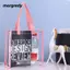 Túi Tote MARGREDY, Túi mua sắm mỹ phẩm ngâm trong suốt, Túi quà tặng PVC Túi thạch nhựa