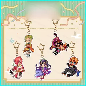 HT2 Dây Vệ Sinh Hanako-kun Móc Khóa Acrylic Mặt Dây Chuyền Hanako Túi Phụ Kiện Anime Ngoại Vi TH2