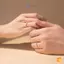 Bộ Nhẫn Cặp Đôi Thời Trang Màu Bạc Mở Đơn Giản Nhẫn Ngón Tay Có Thể Điều Chỉnh Ánh Sáng Trang Sức Sang Trọng Cho Nữ Quà Tặng Kỷ Niệm Mới