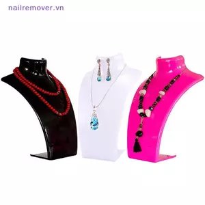 Mannequin Bust Trang Sức Màn Hình Ra Nelace Giá Đỡ Trưng Bày Trang Sức Tổ Chức Cho Bông Tai / Bông Tai Đứng Dây Xích Nelace MỚI