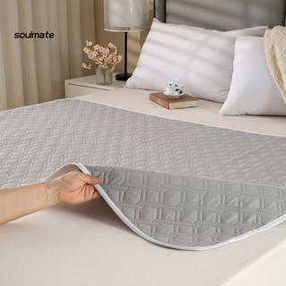 Linh hồn| Tấm lót nệm tiết kiệm tấm Tấm bảo vệ nệm chống rò rỉ có thể giặt được Thảm chăm sóc giường không kiểm soát 4 lớp dành cho thú cưng người cao tuổi Kinh nguyệt Sử dụng tại nhà – Bền chống thấm nước