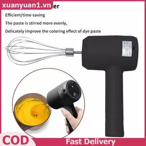 XUAN Thuốc Nhuộm Khuấy Tự Động Trộn Kem Trộn Màu Dán Máy Xay Sinh Tố Thuốc Nhuộm Tóc Creme Khuấy Tint Trộn Cầm Tay Sạc VN