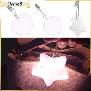 Đèn ví, có đèn LED điều khiển bằng cảm ứng Kẹp, Túi xách cảm biến chuyển động hình trái tim di động hình ngôi sao Đèn cắm trại