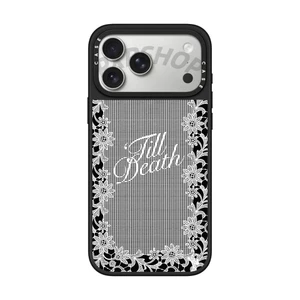 Ốp điện thoại gương từ tính màu đen trắng nghệ sĩ cho IPhone 16 15 14 Plus 13 12 11 17 Pro Max 17 Vỏ khí Vỏ bảo vệ chống sốc