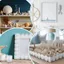 BEABOUT Bảng phấn Bản tin viền bảng, Giấy viền vỏ sò tự dính, DIY 7cm viền chống thấm nước Trang trí lớp học thủ công