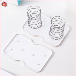 N & X 2 Chiếc Hộp Đựng Khăn Giấy Hỗ Trợ Lò Xo Tự Động Nâng Giá Đỡ Khăn Giấy Lò Xo Dễ Dàng Pi Lên Hộp Đựng Khăn Giấy Phù Hợp Với 90% Hộp.