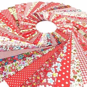 Vải Cotton Nguyên Chất Series 40 Miếng Gói Vải Khâu Rộng Handmade DIY Hoa Vải Dân Tộc Truyền Thống Cho Bé 6.10
