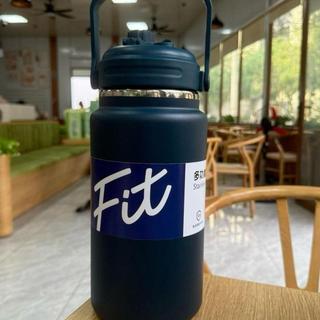 Bình Giữ Nhiệt Fit Inox 304 Dung Tích 2500ml Kèm Ống Hút Tiện Lợi Giữ Nhiệt 15-24h
