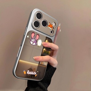 Ốp Điện Thoại Zootopia Nick Judy Cho Tecno Camon 50 40 Pro Premier Acrylic Gương Trang Điểm Chống Sốc