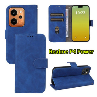 Vỏ Giáp Chống Sốc Cho Realme P4 Power P4Lite 4G 5G 2026 Vỏ Điện Thoại Da Cảm Giác Lật Da Từ Giá Đỡ Dành Cho RealmeP4Power P4Power P4 Lite Ốp Lưng