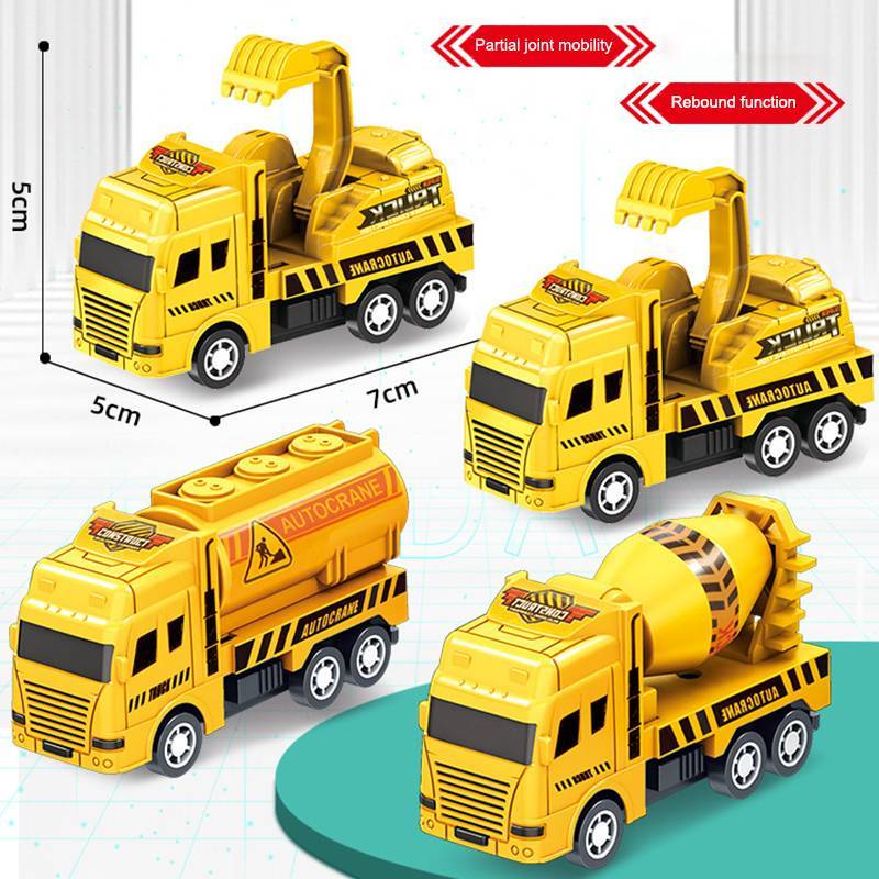 Phu 1 PC giáo dục xe ô tô trẻ em Kid kéo trở lại Đồ chơi Chiến binh kỹ thuật Xe Mô Hình Bốn mini xe VN