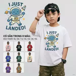 Áo thun bé trai thời trang Co giãn tốt từ 2-12 tuổi, mềm mại, dễ phối đồ