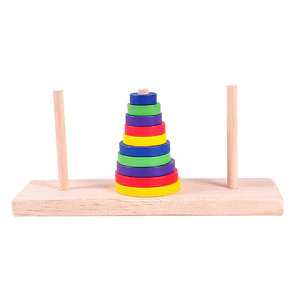 < Pluscloth > Tháp gỗ Hà Nội Trò chơi xếp hình phát triển mười lớp Đồ chơi trẻ em dành cho người lớn