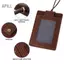 Apill Famus RFID Chặn Id Huy hiệu Chủ thẻ Ví da bò Phần cứng May Dây đeo có thể tháo rời Cụ thể (02)