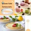 6 Gói Nhẫn Muffin Anh Cán Đôi 4 Inch, Nhẫn Crumpet Inox, Nhẫn Tart, Tròn