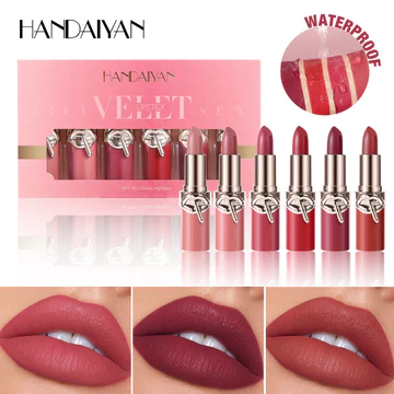 ANDAIYAN Stick Matte Lipstick Chống Thấm Nước Chống Dính Cup Velvet Lipstick