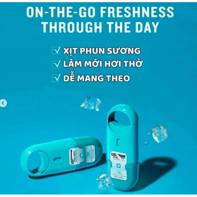SET 2 XỊT THƠM MIỆNG LISTERIN VỊ TRÀ XANH