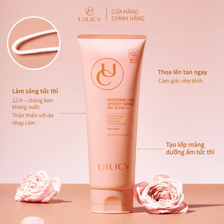 Bộ Dầu Gội Và Tinh Chất Chống Nắng UILICY 300ml+200ml Không Silicone, Giảm Dầu, Nâng Tông Tức Thì, Bảo Vệ Da Hàng Ngày