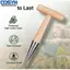 <cosyh>Garden Hole Digger with Wooden Handle for Planting Transplanting Fertilizing Use