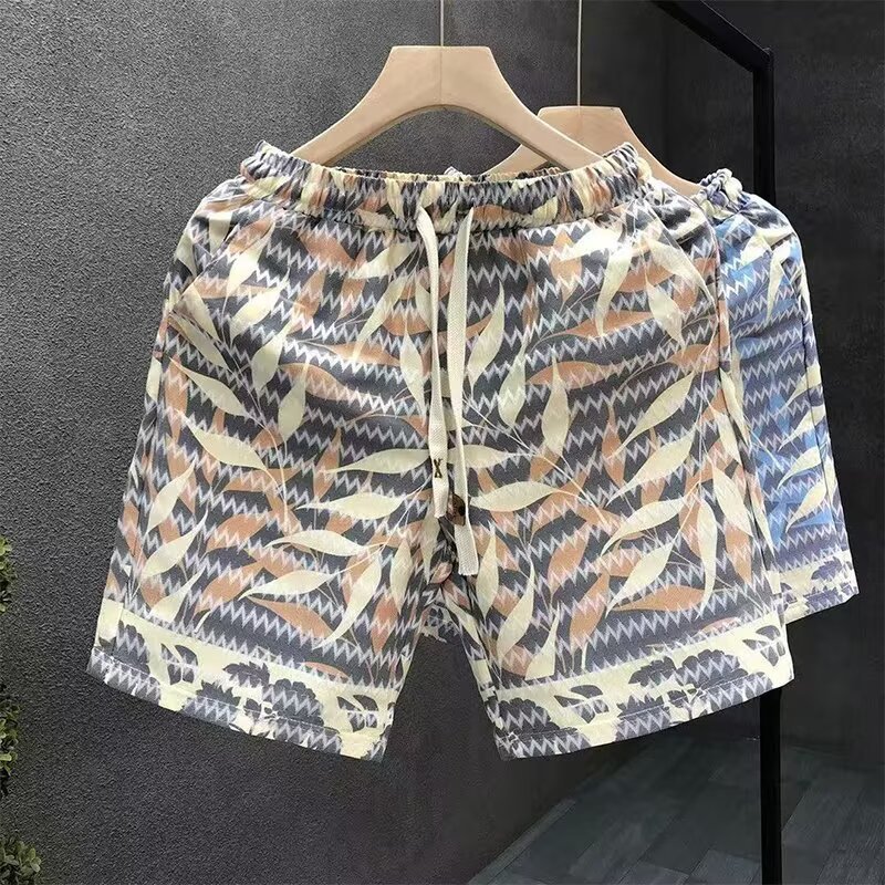 VG Thời Trang In Hình Quần Short Nam Mùa Hè Mỏng Bên Ngoài Mặc Thứ Năm Quần Nam Thể Thao Thường Ngày Đi Biển Quần