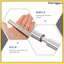 Bản lề Cửa ngoài Hình trụ Bản lề có thể hàn 10,00X1.50X1.50CM Xám đậm khxinggao