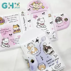 GHX Album Ảnh Dễ Thương 3 Inch Hộp Đựng Thẻ Ảnh Thần Tượng Chất Kết Dính Bộ Sưu Tập Sách 36 Nhà Thơ Album Photocard Hộp Đựng VN