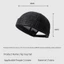 Mũ dạo phố NICOLOO Beanie, Mũ Docker không vành bằng sợi Hip Hop, Lưới lớn thời trang thoáng khí màu trơn Skullcap dành cho nam nữ