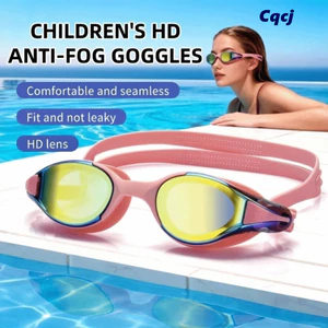Kính bơi chống sương mù CQCJ, Kính bơi chống nước tầm nhìn, Silicone có thể điều chỉnh Unisex Thoải mái Phù hợp với huấn luyện kính bơi chuyên nghiệp chống sương mù