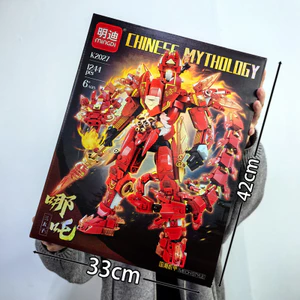 Hộp Quà Lớn Quốc Gia Hợp Thời Trang Phong Cách Quốc Gia Mecha Khối Xây Dựng Nezha Phong Cách Cổ Đại Lắp Ráp Ba Chiều Tay Đồ Chơi Hạt Nhỏ Cho Trẻ Em 9ATS