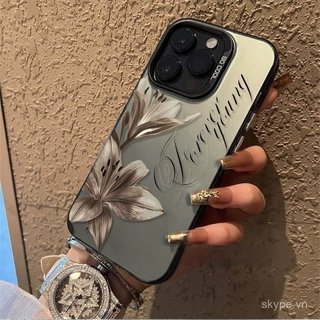 Ốp Điện Thoại Sáng Tạo ins Thời Trang Lily Thích Hợp Cho iPhone 12promax 13promax 12 13 14 15 promax 11pro 16pro 17promax 17 16 14plus Vỏ Bảo Vệ Chống Sốc