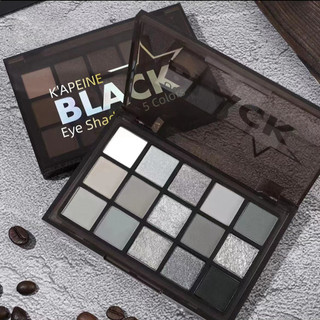 Matte 15 Màu Phấn Mắt Bảng Halloween Màu Xám Đậm Trang Điểm Khói Mỹ Phẩm Trang Điểm