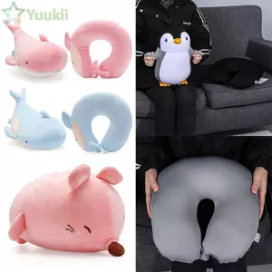 Gối du lịch hình chữ U YUUKII Chăm sóc sức khỏe Mềm mại Đa chức năng Hoạt hình Bảo vệ cổ tử cung