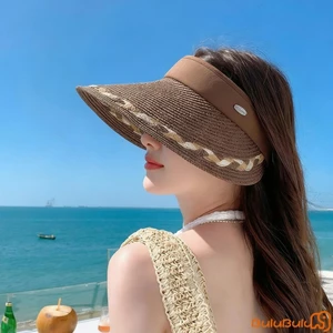 Tấm che nắng ống hút nữ mùa hè có thể gập lại chống nắng có thể gập lại dành cho du lịch đi biển ngoài trời