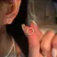 PNPIA- 1 Đôi Bông Tai Hình Tròn Tinh Tế Thời Trang Với Pha Lê Cubic Zirconia Tối Giản Bông Tai Dành Cho Nữ Quà Tặng Trang Sức