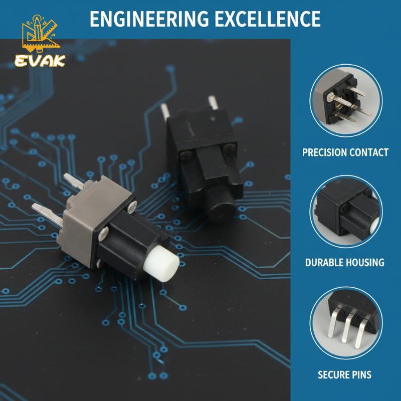 Alittlesetrtu 1 / 5 Chiếc Kailh Vuông 2 Chân Chuột Micro Switch Cuộn Giữa Nút Phụ Kiện Cho Razer Deathadder Elite 2000 Chiều Cao 11.9mm VN
